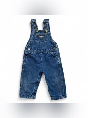 Vintage 90’s OshKosh B’Gosh Unisex Denim Vestback Overalls 18 Months Paper Tag